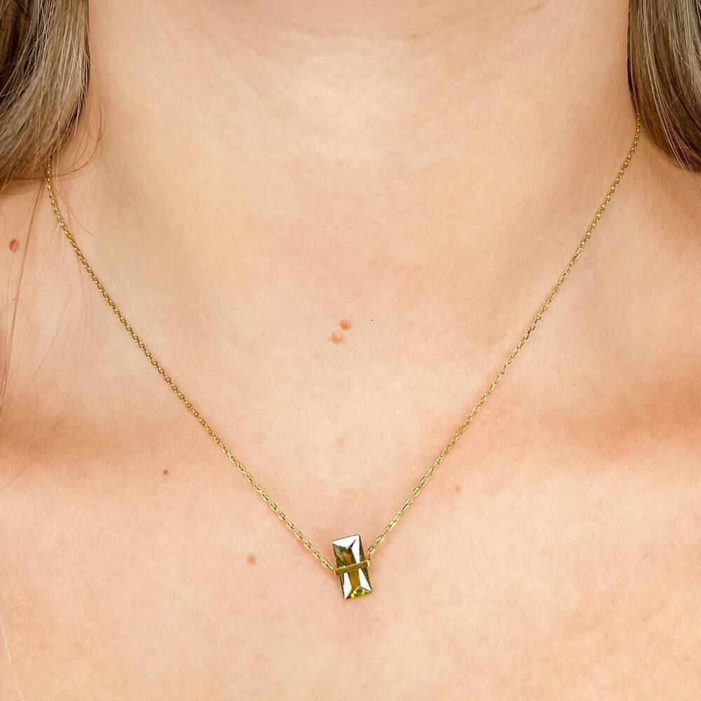 NEW HJANE JEWELS women's ultimate class necklace in green